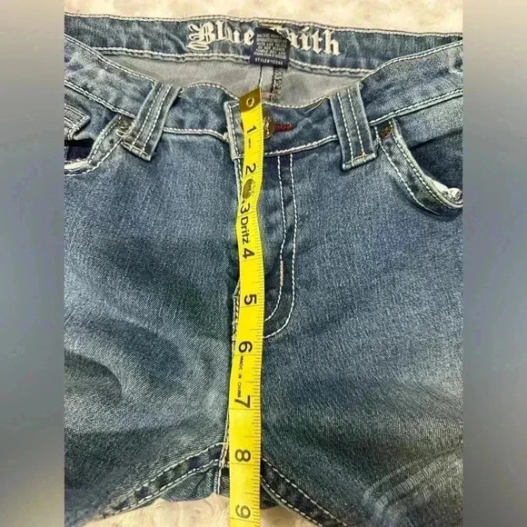 Blue Faith Women’s Skinny Distressed Blue Jeans - Picture 10 of 14